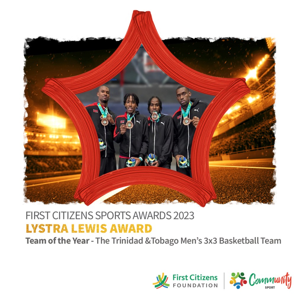 2023 Lystra Lewis Team of the Year Award - B Men's 3x3 Basketball Team