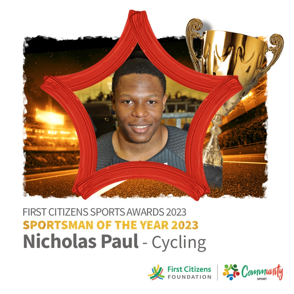 2023 Sportsman of the year, Nicholas Paul - Cycling