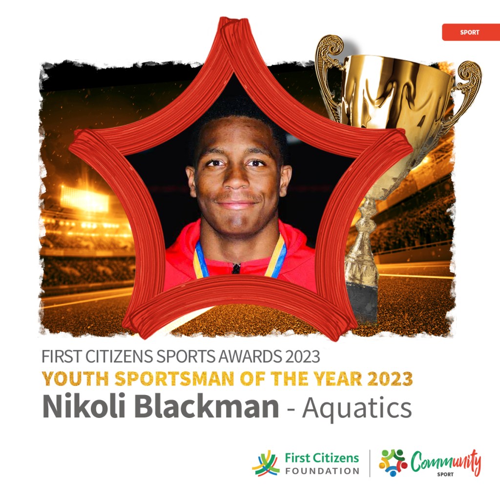 2023Youth Sportsman of the Year, Nikoli Blackman - Aquatics