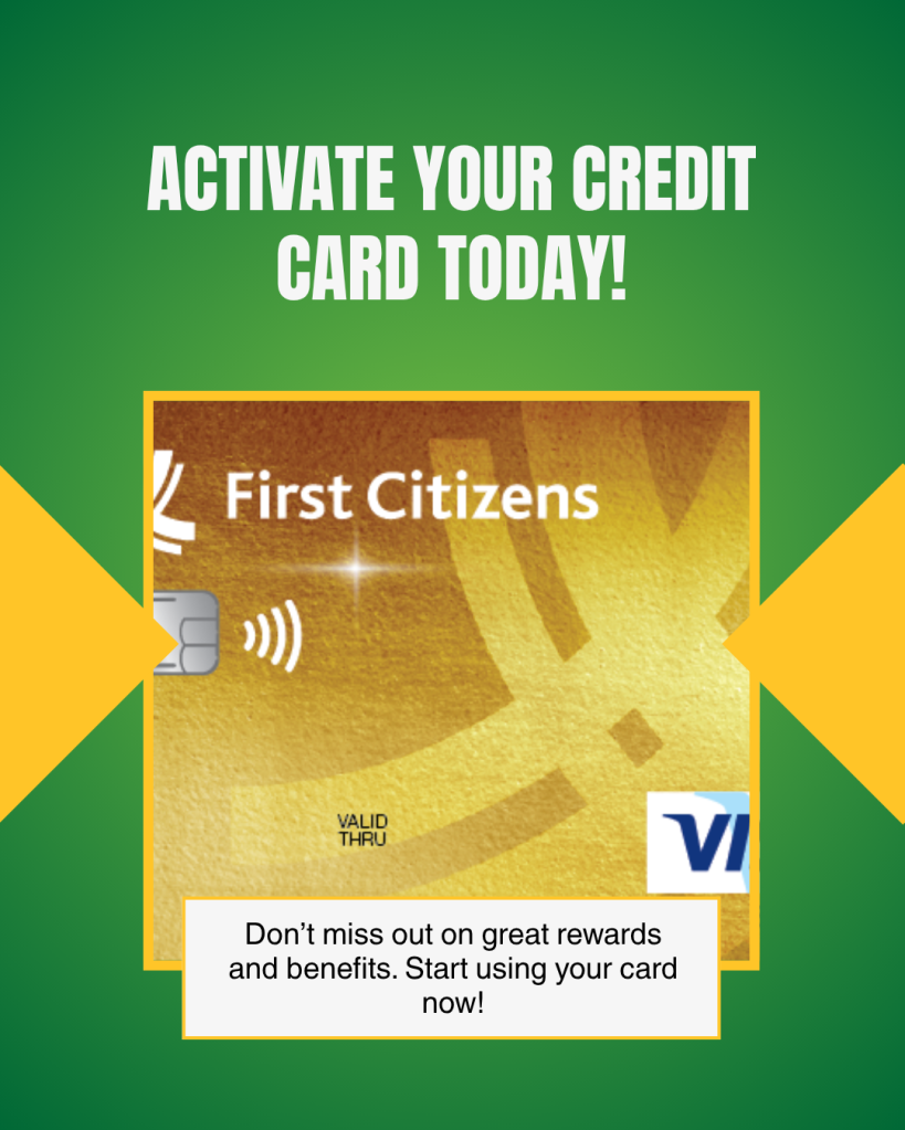 Activate your Credit Card