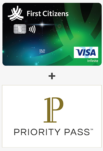 First Citizens Credit Card and Priority Pass logo images