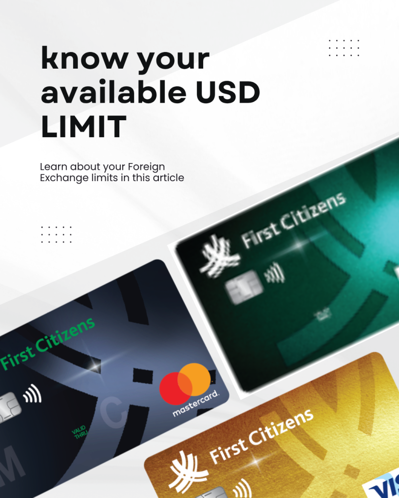 Know your available USD LIMIT